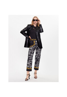 Versace Jeans Couture Тишърт 74HAHE05 Черен Regular Fit - Pepit.bg