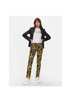 Versace Jeans Couture Тишърт 74HAHT01 Бял Regular Fit - Pepit.bg