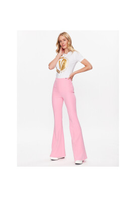 Versace Jeans Couture Тишърт 74HAHT10 Бял Regular Fit - Pepit.bg