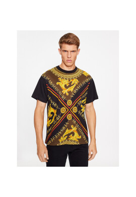 Versace Jeans Couture Тишърт 75GAH6RF Черен Regular Fit - Pepit.bg