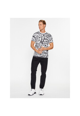 Versace Jeans Couture Тишърт 75GAH6S0 Бял Regular Fit - Pepit.bg