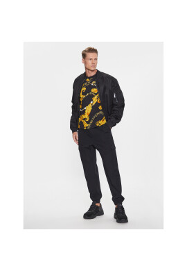 Versace Jeans Couture Тишърт 75GAH6S0 Черен Regular Fit - Pepit.bg