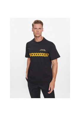 Versace Jeans Couture Тишърт 75GAHF02 Черен Regular Fit - Pepit.bg