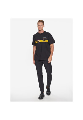 Versace Jeans Couture Тишърт 75GAHF02 Черен Regular Fit - Pepit.bg