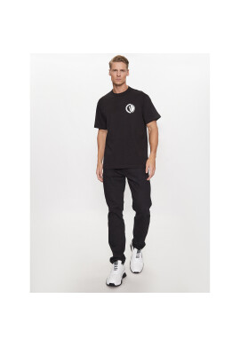 Versace Jeans Couture Тишърт 75GAHG07 Черен Regular Fit - Pepit.bg
