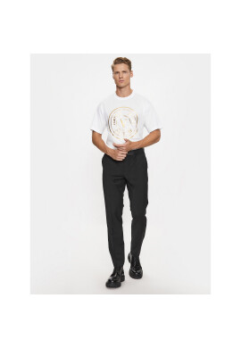 Versace Jeans Couture Тишърт 75GAHT05 Бял Regular Fit - Pepit.bg
