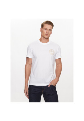 Versace Jeans Couture Тишърт 75GAHT06 Бял Regular Fit - Pepit.bg
