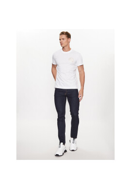 Versace Jeans Couture Тишърт 75GAHT06 Бял Regular Fit - Pepit.bg