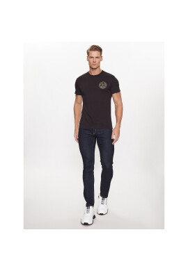 Versace Jeans Couture Тишърт 75GAHT06 Черен Regular Fit - Pepit.bg
