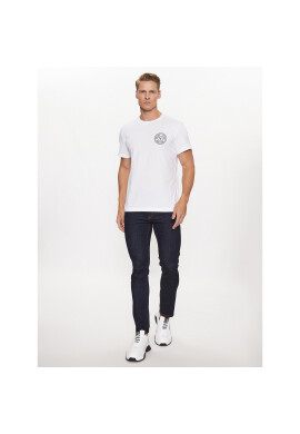 Versace Jeans Couture Тишърт 75GAHT07 Бял Regular Fit - Pepit.bg