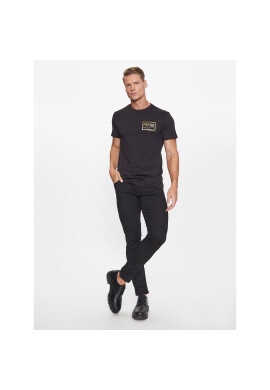 Versace Jeans Couture Тишърт 75GAHT12 Черен Regular Fit - Pepit.bg