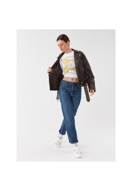 Versace Jeans Couture Тишърт 75HAHF07 Бял Regular Fit - Pepit.bg