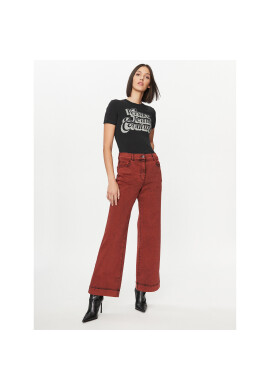 Versace Jeans Couture Тишърт 75HAHG02 Черен Regular Fit - Pepit.bg