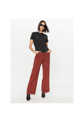 Versace Jeans Couture Тишърт 75HAHT16 Черен Regular Fit - Pepit.bg
