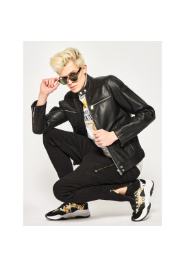 Versace Jeans Couture Тишърт B3GVA7EB Бял Slim Fit - Pepit.bg