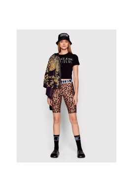 Versace Jeans Couture Тишърт Mirror 72HAHG01 Черен Regular Fit - Pepit.bg
