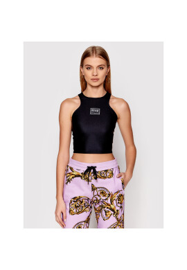 Versace Jeans Couture топ 72HAM601 Черен Slim Fit - Pepit.bg