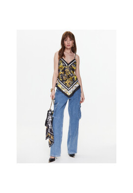 Versace Jeans Couture топ 74HAM2A5 Черен Regular Fit - Pepit.bg