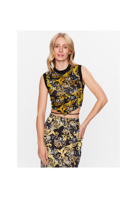 Versace Jeans Couture топ 74HAM603 Черен Regular Fit - Pepit.bg