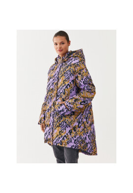 Versace Jeans Couture Зимно яке 73HAT400 Виолетов Oversize - Pepit.bg
