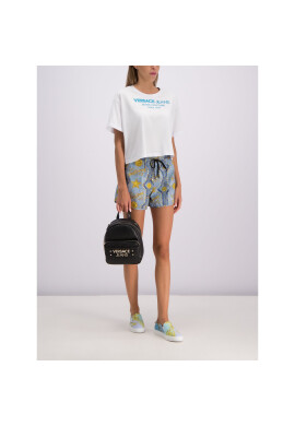 Versace Jeans Тишърт B2HTB7T6 Бял Regular Fit - Pepit.bg