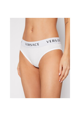 Versace Класически дамски бикини Logo AUD04071 Бял - Pepit.bg