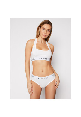 Versace Класически дамски бикини Logo AUD04071 Бял - Pepit.bg
