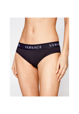 Versace Класически дамски бикини Logo AUD04071 Черен - Pepit.bg