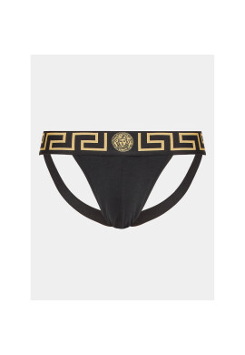Versace Слипове Jock Strap AUU01017 Черен - Pepit.bg