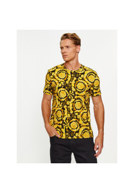 Versace Тишърт 1000959 Жълт Regular Fit - Pepit.bg