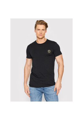 Versace Тишърт Giroccollo AUU01005 Черен Regular Fit - Pepit.bg