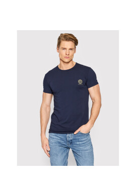 Versace Тишърт Girocollo AUU01005 Тъмносин Regular Fit - Pepit.bg