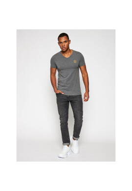 Versace Тишърт Scollo AUU01004 Сив Regular Fit - Pepit.bg