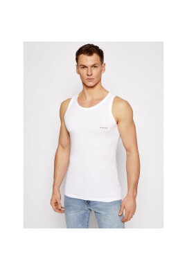 Versace Мъжки топ Canotta AUU04022 Бял Slim Fit - Pepit.bg