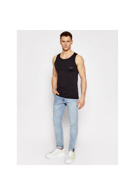 Versace Мъжки топ Canotta AUU04022 Черен Slim Fit - Pepit.bg
