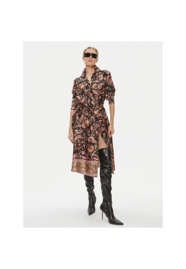 ViCOLO Рокля тип риза TR0628 Черен Regular Fit - Pepit.bg