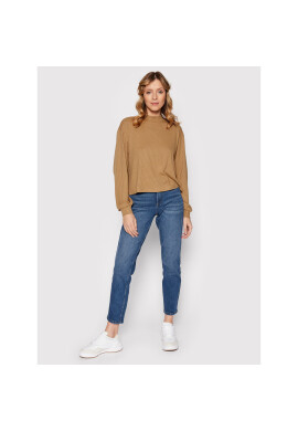 Vila Блуза Ribbi 14065569 Кафяв Relaxed Fit - Pepit.bg