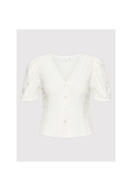 Vila Блуза Tressy 14073648 Бял Regular Fit - Pepit.bg