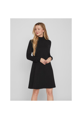 Vila Плетена рокля Comfy 14087511 Черен Regular Fit - Pepit.bg