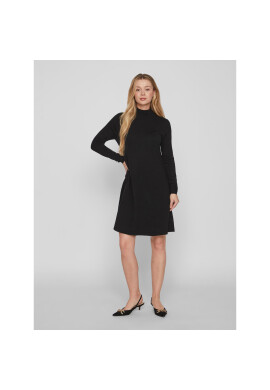 Vila Плетена рокля Comfy 14087511 Черен Regular Fit - Pepit.bg