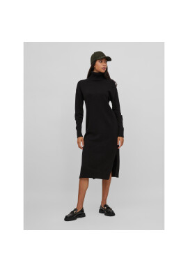 Vila Плетена рокля Ril 14072456 Черен Regular Fit - Pepit.bg