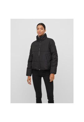 Vila Пухено яке 14076559 Черен Regular Fit - Pepit.bg