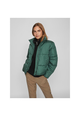 Vila Пухено яке 14076559 Зелен Regular Fit - Pepit.bg