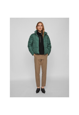 Vila Пухено яке 14076559 Зелен Regular Fit - Pepit.bg
