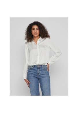 Vila Риза 14063320 Бял Regular Fit - Pepit.bg