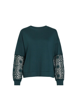 Vila Суитшърт 14089888 Зелен Relaxed Fit - Pepit.bg