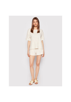 Vila Тишърт Blomst 14075207 Бежов Relaxed Fit - Pepit.bg