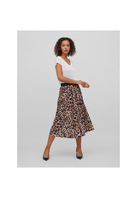 Vila Тишърт Modala 14074847 Бял Relaxed Fit - Pepit.bg
