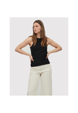 Vila топ Athalia 14070249 Черен Regular Fit - Pepit.bg
