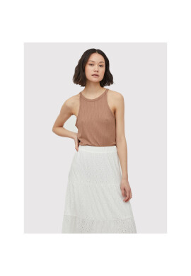 Vila топ Athalia 14070249 Кафяв Regular Fit - Pepit.bg